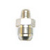AN Male to Male Reducer, -10 AN to -6 AN Silver