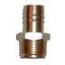 Brass 3/4" NPS Male to 3/4" Barbed Straight