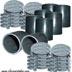 Reinforced Silicone Coupler and Clamp Kit, 2.0" - Black