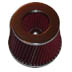 Dual-Cone Air Filter - chrome, 2.5" inlet
