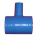 Silicone T Pipe with 1" BOV Port - 2.5" Inlet/Outlet, blue