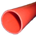 2.0" Silicone 2' Straight Hose, Red
