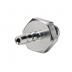 AN to Barbed Fitting Adaptor, -8 AN to 8mm Silver