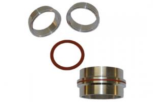 2.75" Aluminum V-Band Clamp Rings (Set of 2)