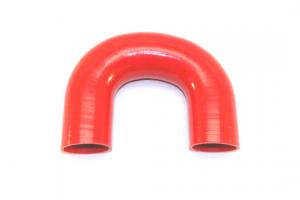 3.0" Silicone 180 Elbow, Red